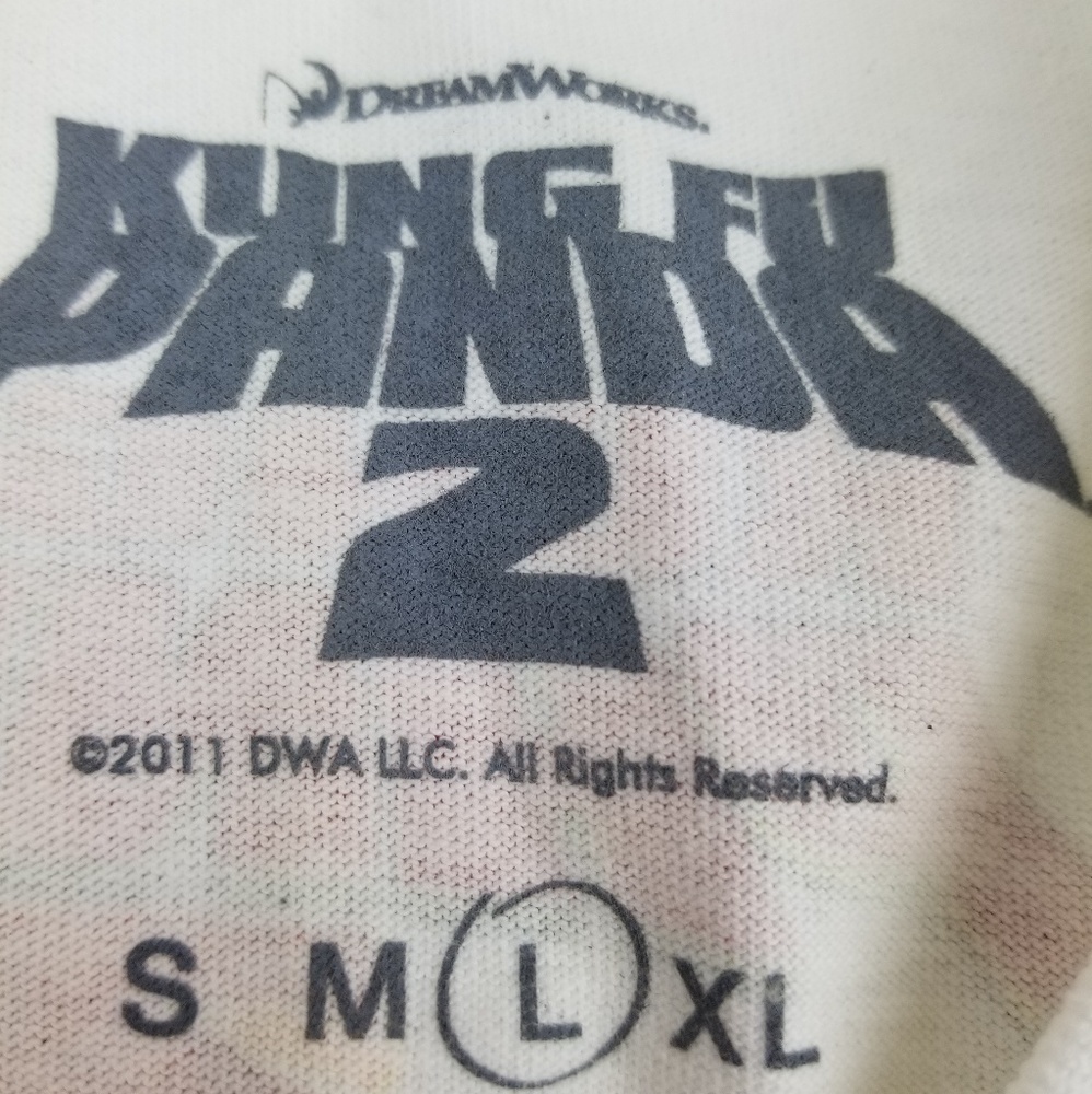 2011 Kung Fu Panda Large Print Movie Promo Shirt - Picture 3 of 3